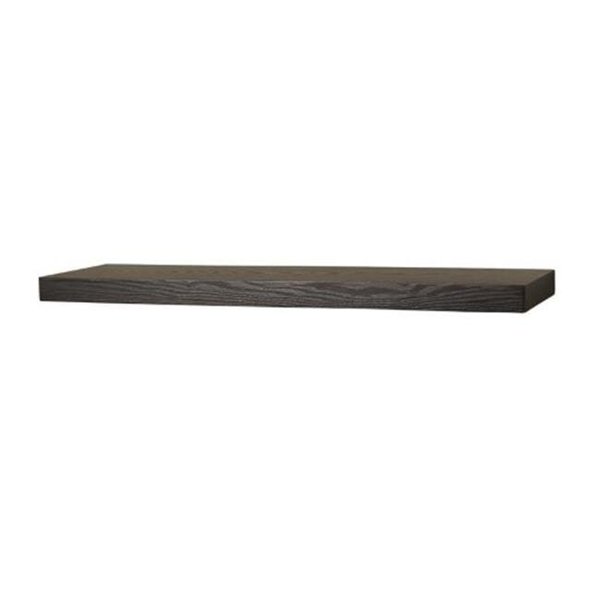 Amore Designs Amore Designs GRD1024SES Wood Shelving Grande Espresso Straight Shelf; 24 in. GRD1024SES